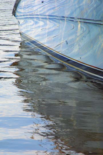 boat reflection